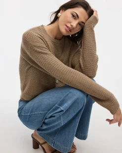 Long-Sleeve V-Neck Loose Cardigan