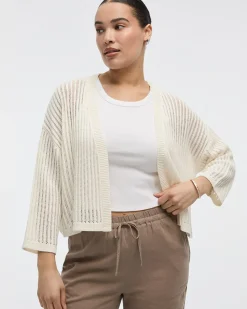 Loose Bolero with Open Stitches
