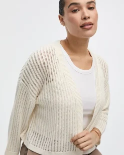 Loose Bolero with Open Stitches