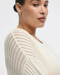Loose Bolero with Open Stitches