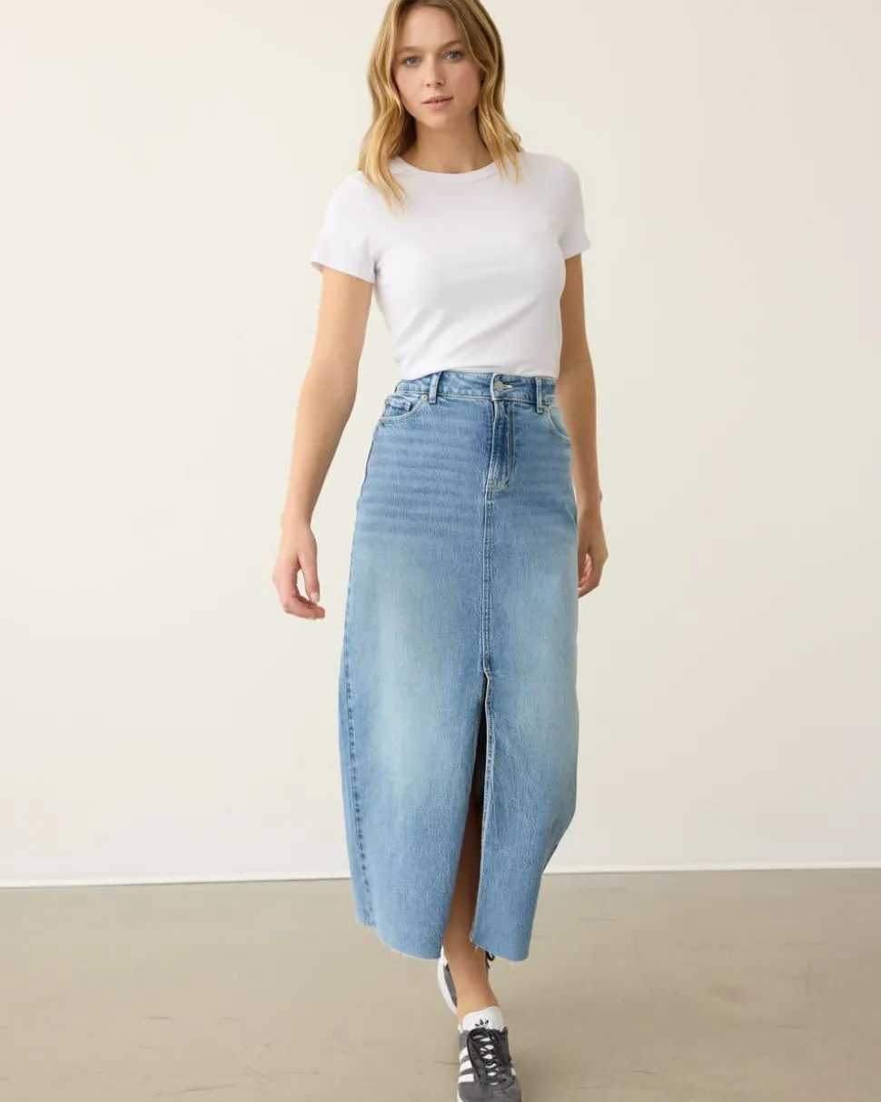 Maxi Denim Skirt
