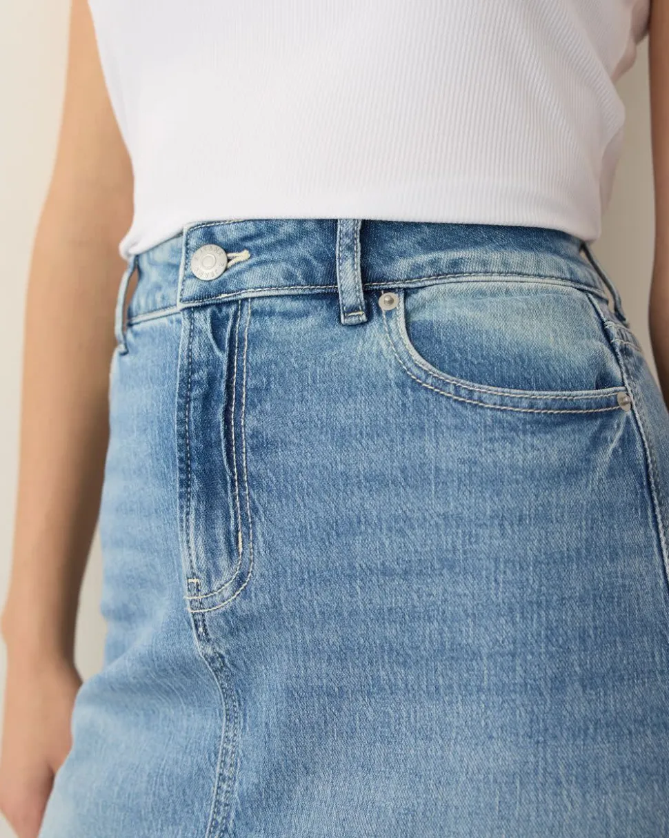 Maxi Denim Skirt