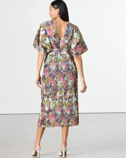 Maxi Dress with V Neckline