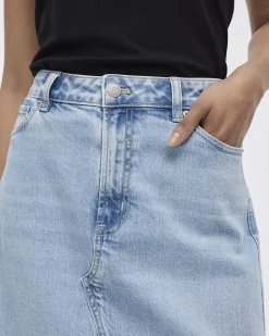 Midi Denim Skirt