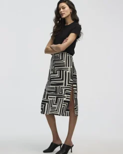 Midi Skirt with Side Slits