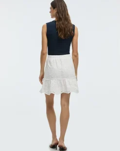 Mini Eyelet Skirt
