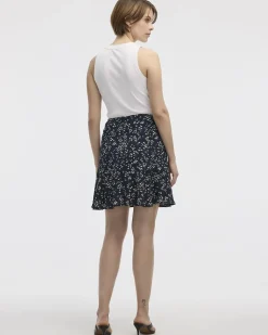Mini Skirt with Ruffled Hem