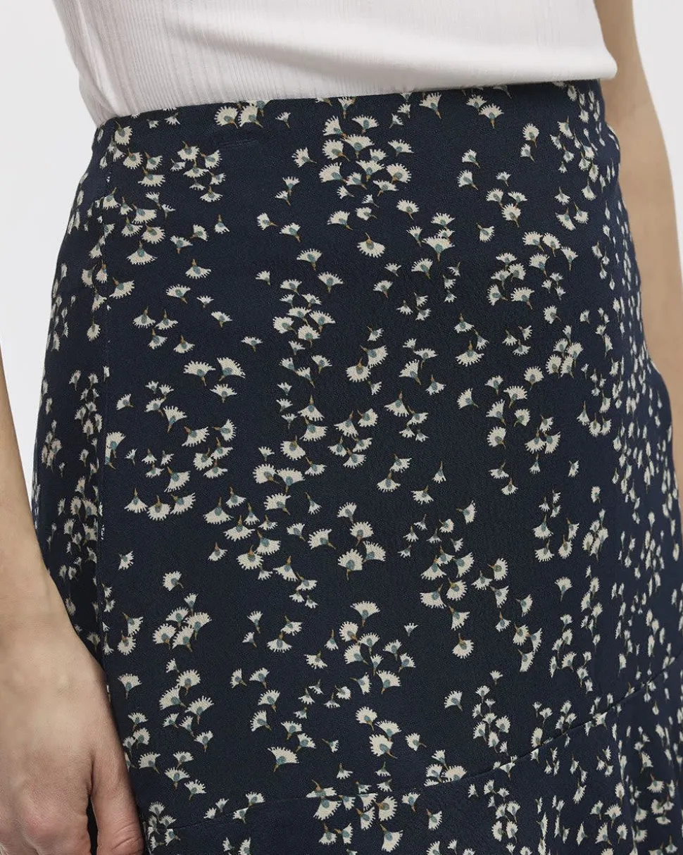 Mini Skirt with Ruffled Hem