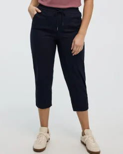 Poplin Capri Pants - Petite