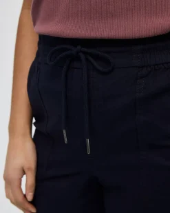 Poplin Capri Pants - Petite