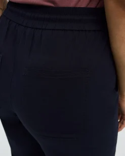 Poplin Capri Pants - Petite