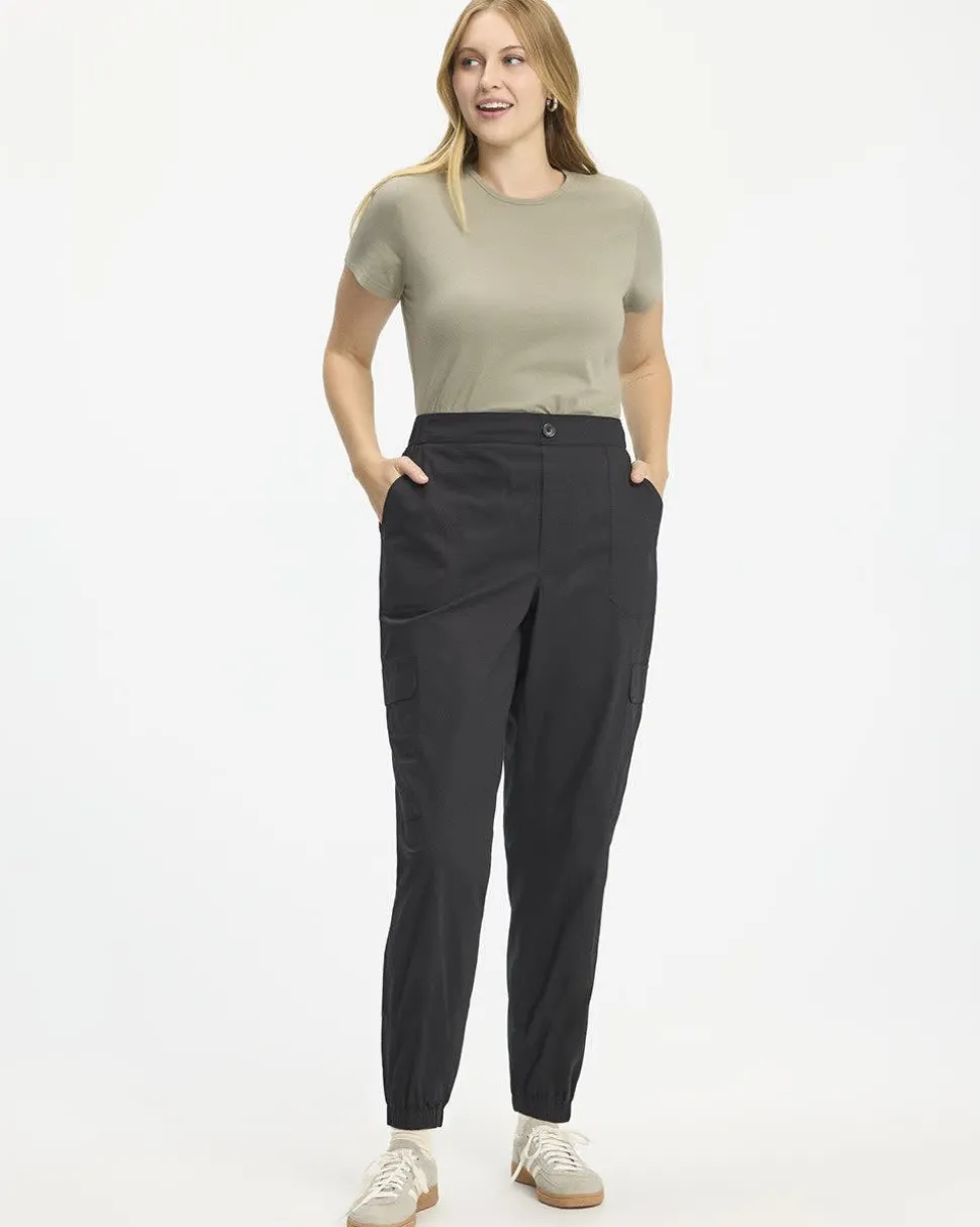 Poplin Jogger with Cargo Pockets