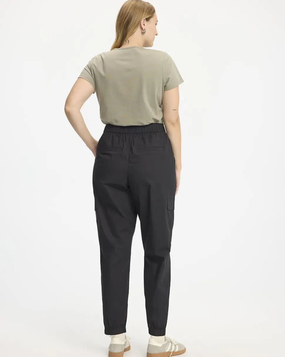 Poplin Jogger with Cargo Pockets