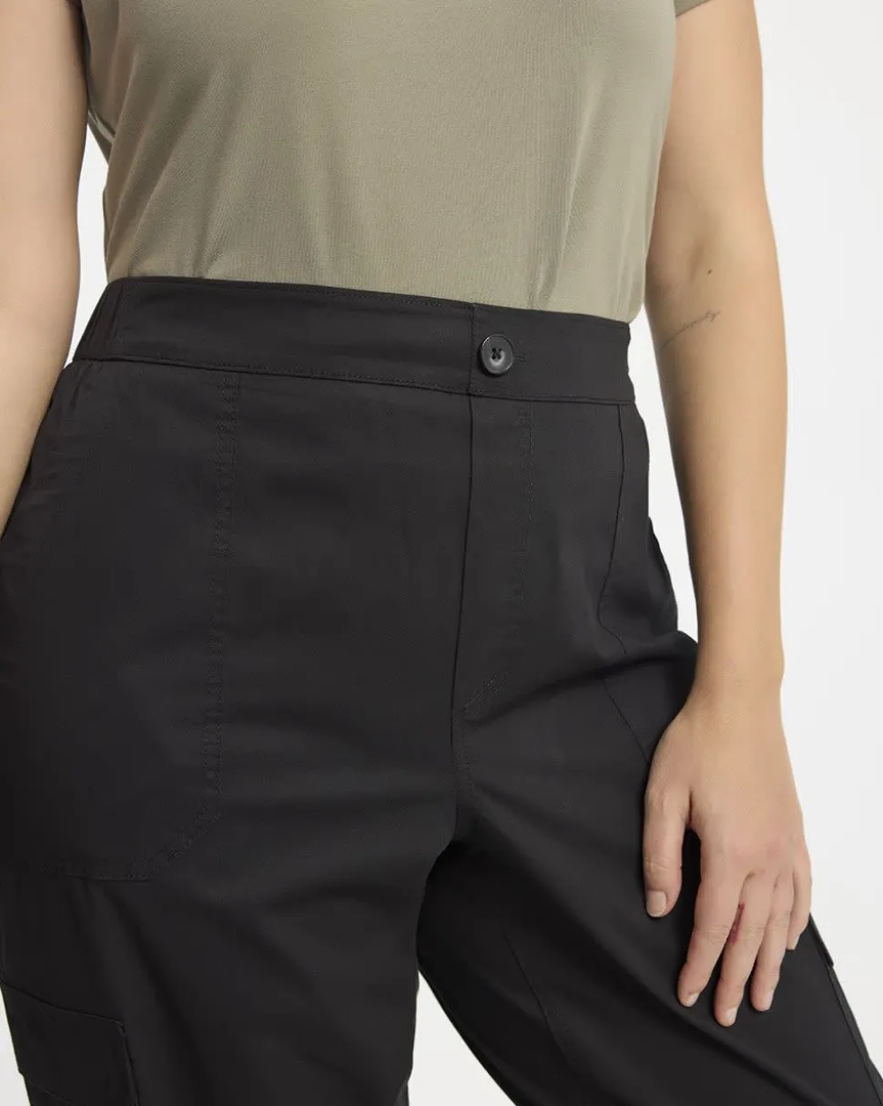 Poplin Jogger with Cargo Pockets