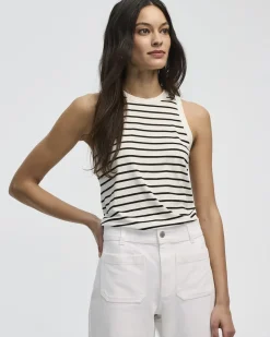 Ribbed Crew-Neck Tank - R Essentials