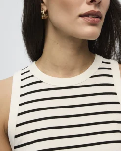 Ribbed Crew-Neck Tank - R Essentials