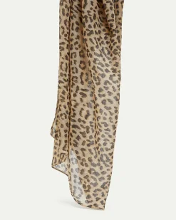 Scarf with Cheetah Print
