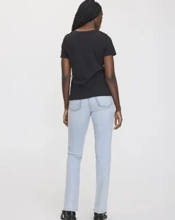 Scoop Neck Graphic T-Shirt - R Essentials