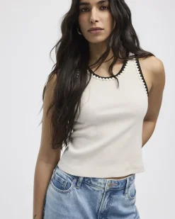 Scoop-Neck Ribbed Tank
