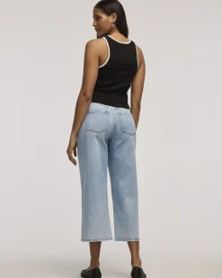 Scoop-Neck Ribbed Tank