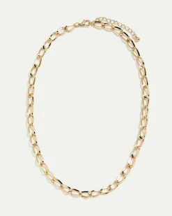 Short Oval Link Chain Necklace