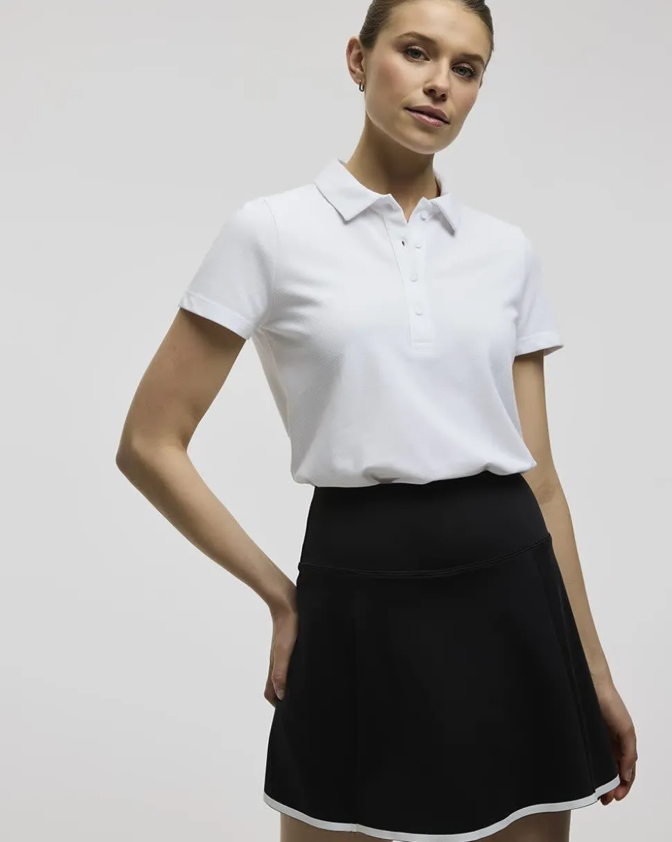 Short-Sleeve Polo Piqué Tee - Hyba