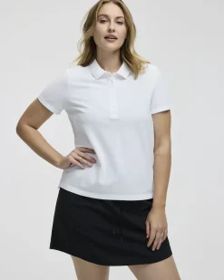 Short-Sleeve Polo Piqué Tee - Hyba