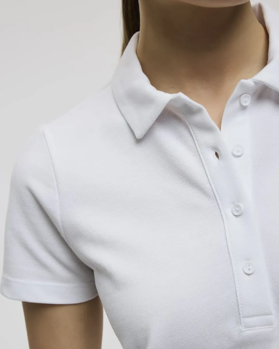 Short-Sleeve Polo Piqué Tee - Hyba