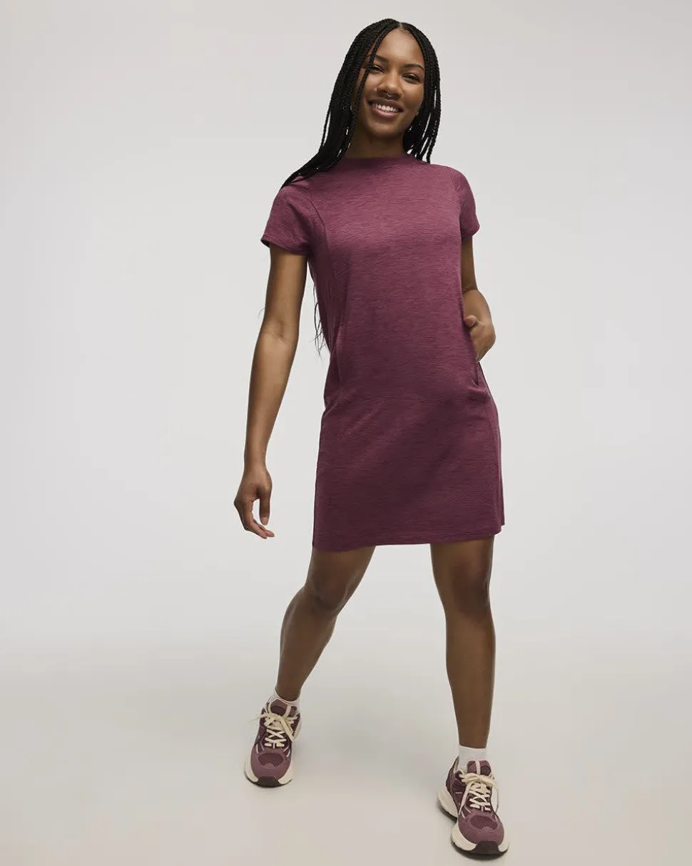 Short-Sleeve T-Shirt Dress - Dry-Lux (R) Hyba