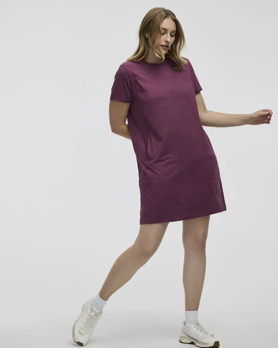 Short-Sleeve T-Shirt Dress - Dry-Lux (R) Hyba