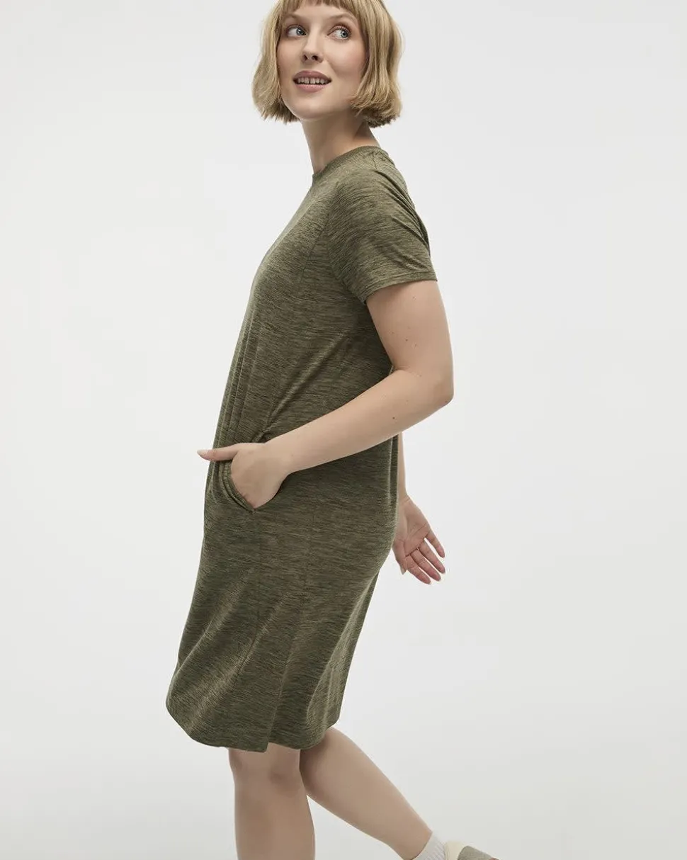 Short-Sleeve T-Shirt Dress - Dry-Lux (R) Hyba