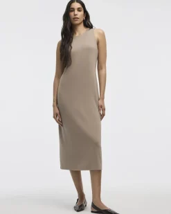 Sleeveless Column Midi Dress