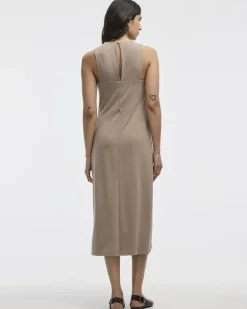 Sleeveless Column Midi Dress