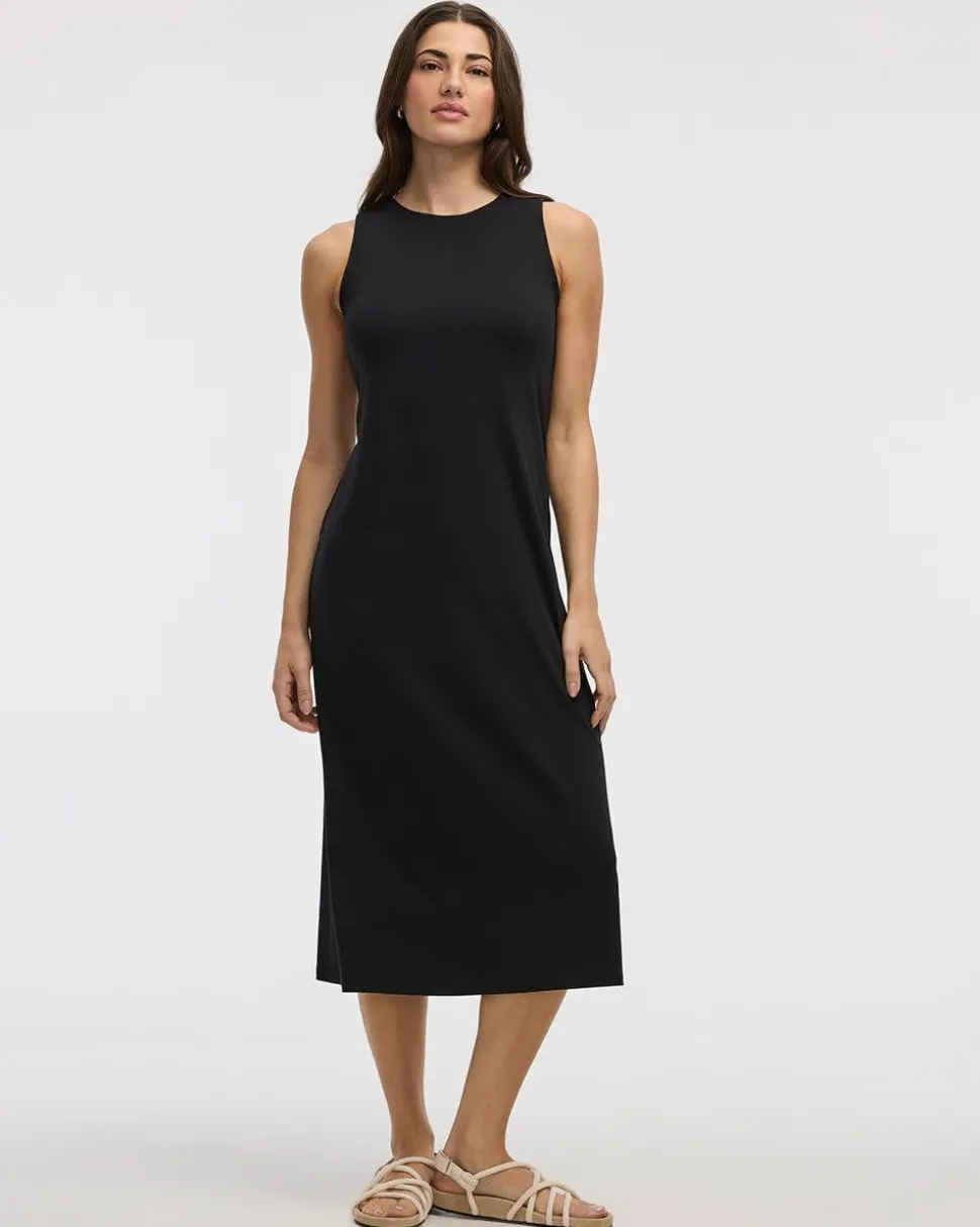 Sleeveless Column Midi Dress
