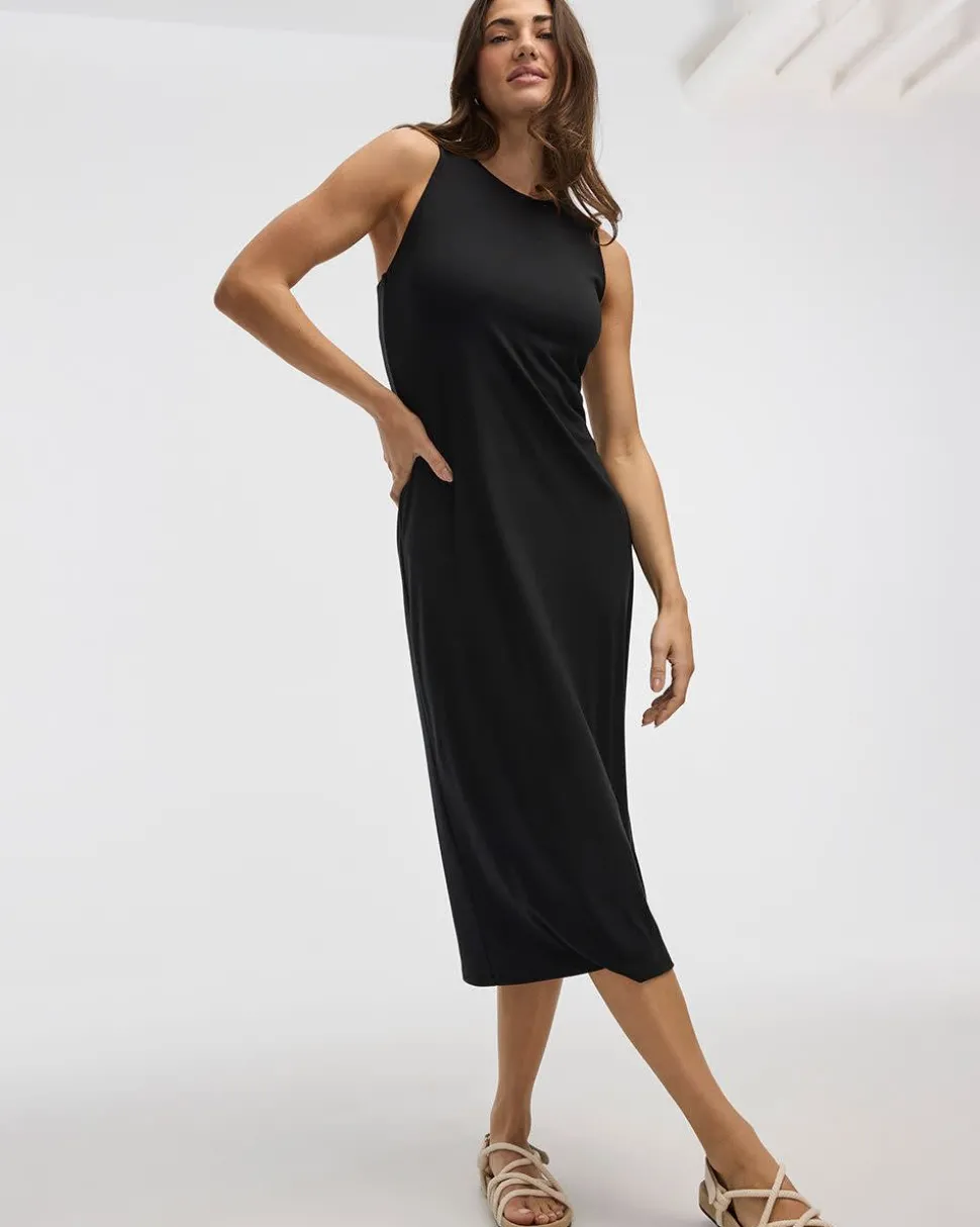 Sleeveless Column Midi Dress