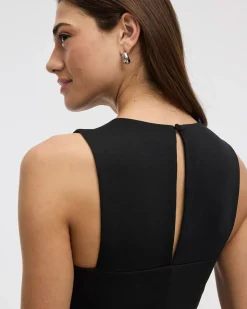 Sleeveless Column Midi Dress