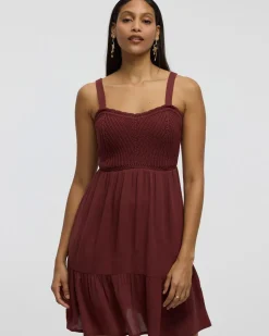 Sleeveless Fit-and-Flare Dress -Toni Fifi. X Reitmans
