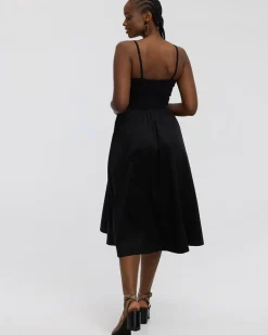 Sleeveless Midi Dress with Sweetheart Neckline - Toni Fifi. x Reitmans