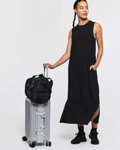 Sleeveless Mix-Media Dress - Hyba