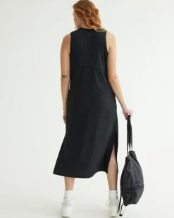 Sleeveless Mix-Media Dress - Hyba