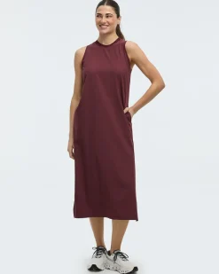 Sleeveless Mix-Media Dress - Hyba