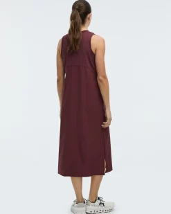 Sleeveless Mix-Media Dress - Hyba