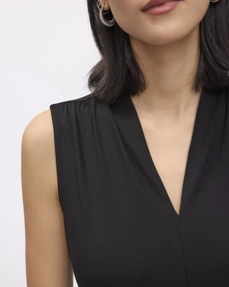 Sleeveless V-Neck Top