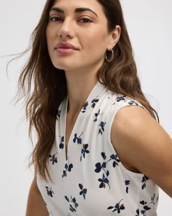 Sleeveless V-Neck Top