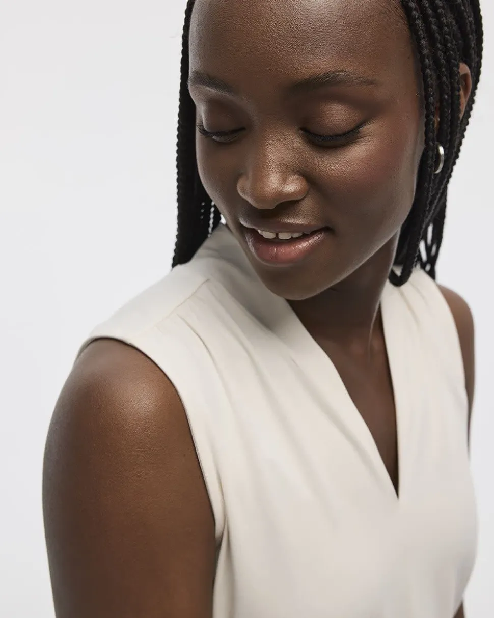 Sleeveless V-Neck Top
