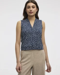 Sleeveless V-Neck Top