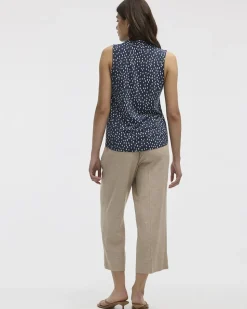 Sleeveless V-Neck Top