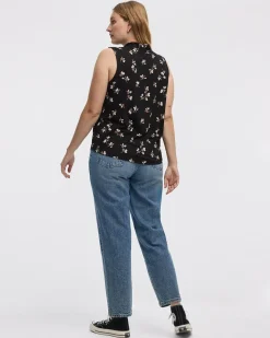 Sleeveless V-Neck Top