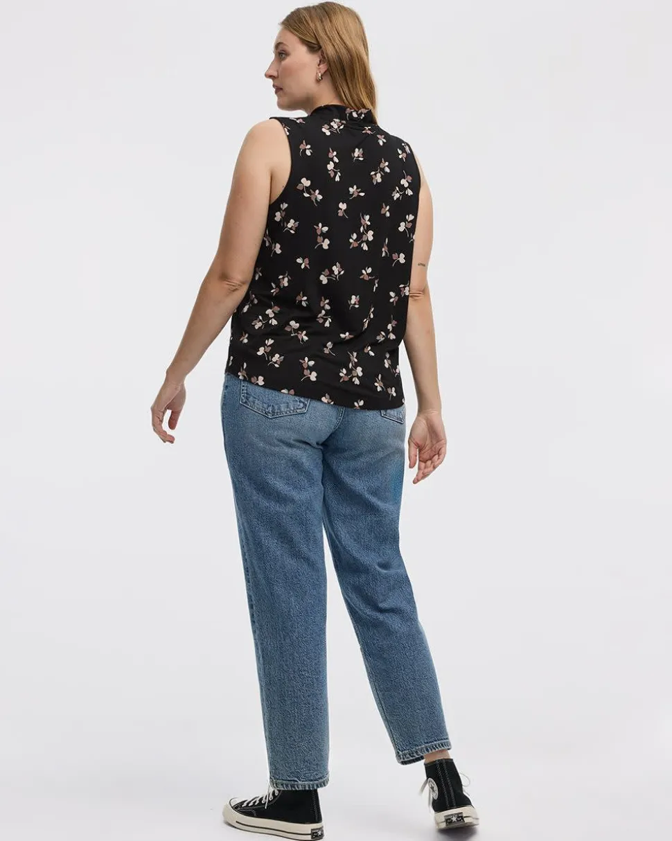 Sleeveless V-Neck Top