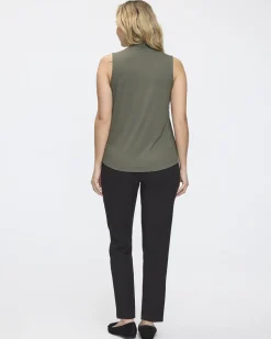 Sleeveless V-Neck Top